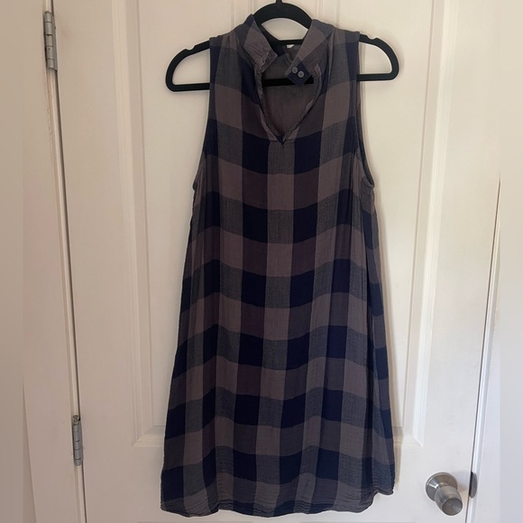 Cloth and Stone Buffalo Check Shift Dress - Picture 3 of 4